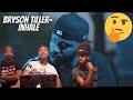 Bryson Tiller - Inhale (Official Video) Reaction!!!