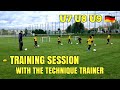 Full Training Session With The Technique Trainer 🔥 Technical Training ⚽️ U7 U8 U9