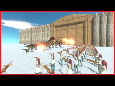 55x CROSSBOW ANEKO VS EVERY FACTIONS- ANIMAL REVOLT BATTLE SIMULATOR