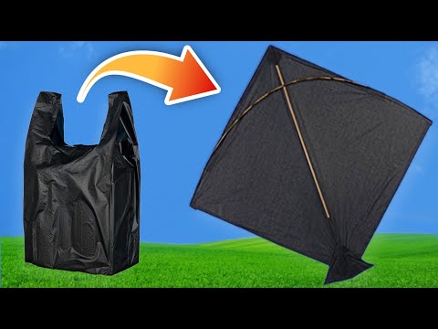 How to Make Kite at Home | Using plastic Carry Bag | Perfect Kite Making | The Mj