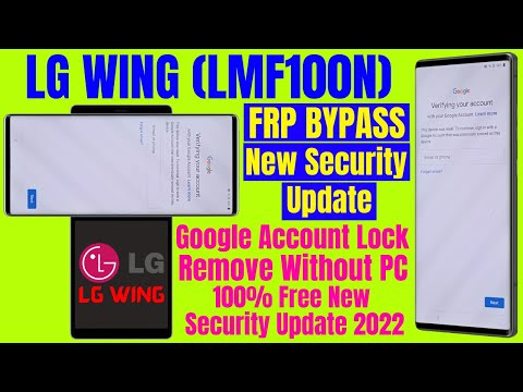 LG WING (LMF100N) FRP Bypass New Security Updare ll Google Account Lock Remove Without PC 100% Free