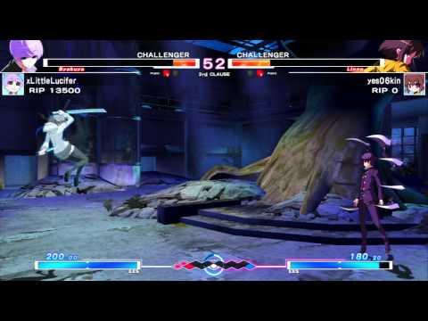 Under Night In-Birth: EXE LATE -- yes06kin (Linne) vs xLittleLucifer (Byakuya)