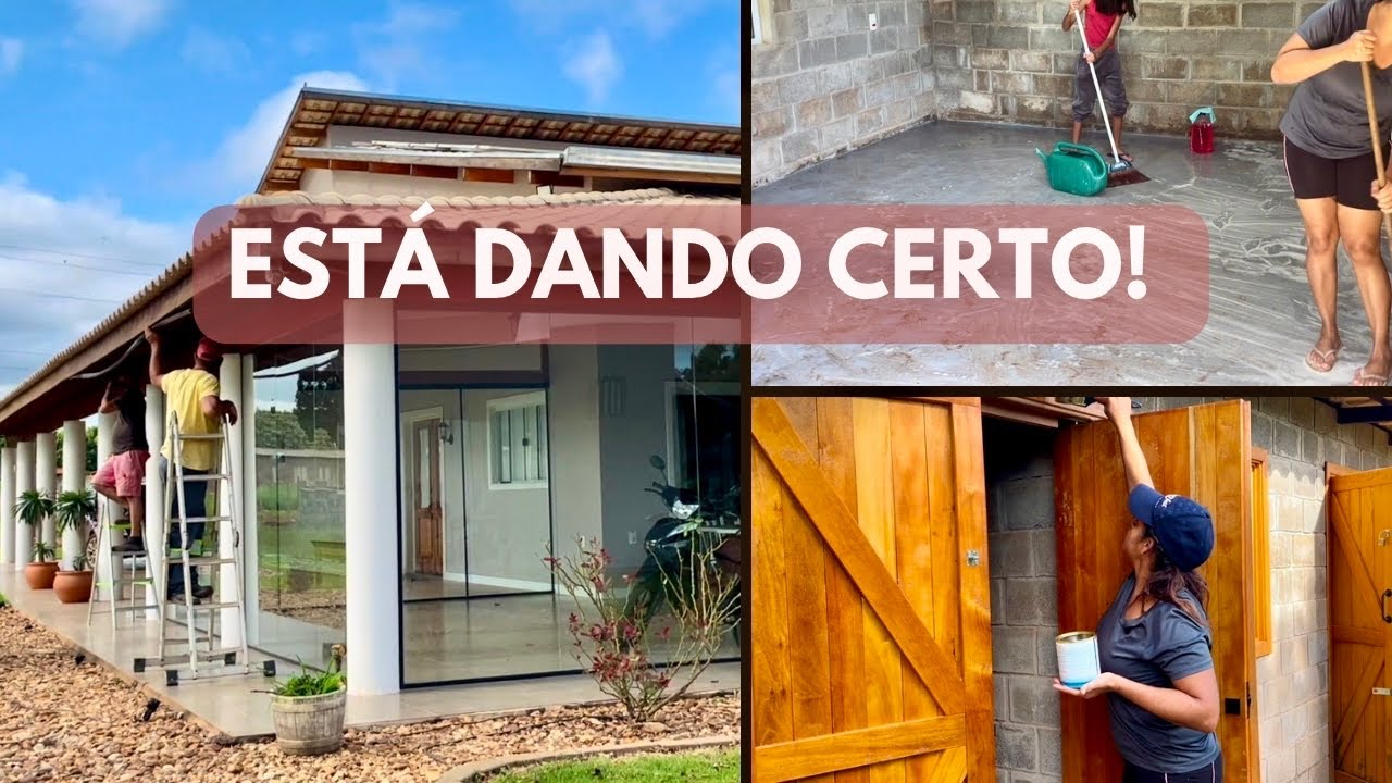 FINALMENTE! LIMPANDO NOSSO NOVO CANTINHO/ COMEÇANDO A INSTALAÇÃO DO FORRO/ ROTINA NUBIA VIANA