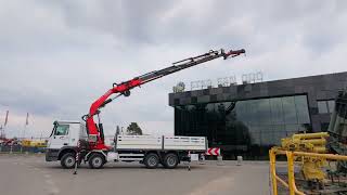 Mercedes-Benz Actros 3244 8×4 FASSI F600AXP 26 Crane Fly JIb