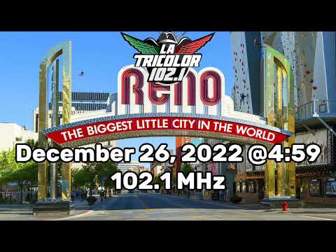 KRNV La Tricolor 102.1 Legal ID (Reno, NV)