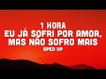 [1 HORA] eu já sofri por amor, mas não sofro mais (sped up)