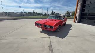 1969 Pontiac GTO Convertible 4-Speed Reverse & Driving Off