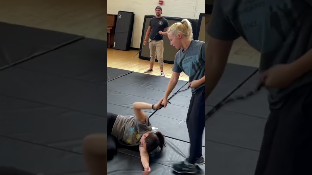 Teaching flexible weaponry and firearms at the International Stunt School in Seattle👊🏾🔥 #stunts