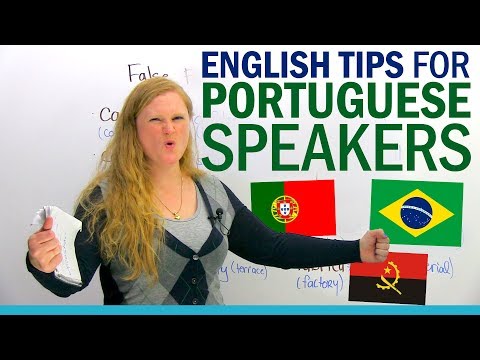 ポルトガル語を話す人のための私の英語のヒント (My English tips for Portuguese speakers)