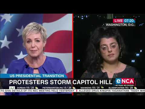 US Presidential Transition Protestors storm Capitol Hill