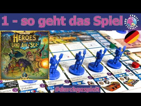 Heroes of Land Air & Sea - Komponenten & Regeln - Cyrils Brettspiele(S195E01)