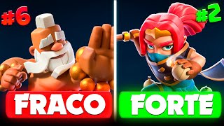 Ranqueando TODAS as 8 Cartas Campeão da PIOR para MELHOR - Deck Guide by Allan Franzotti