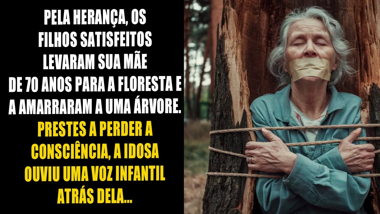Por causa da herança, levaram sua mãe de 70 anos para a floresta e a amarraram em uma árvore  Preste