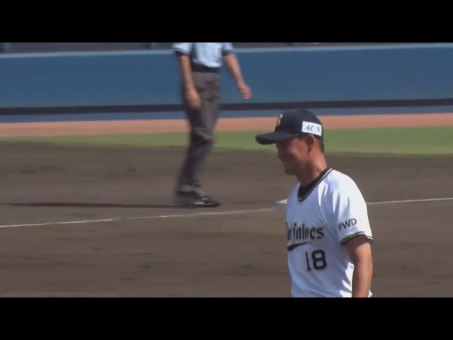 【ファーム】バファローズ・岸田 ダブルプレーでピンチを切り抜ける!! 2019/8/7 B-D(ファーム)