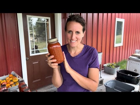 The Best Homemade Spaghetti Sauce Recipe || Canning Recipe || No Peeling Or De-Seeding Tomatoes