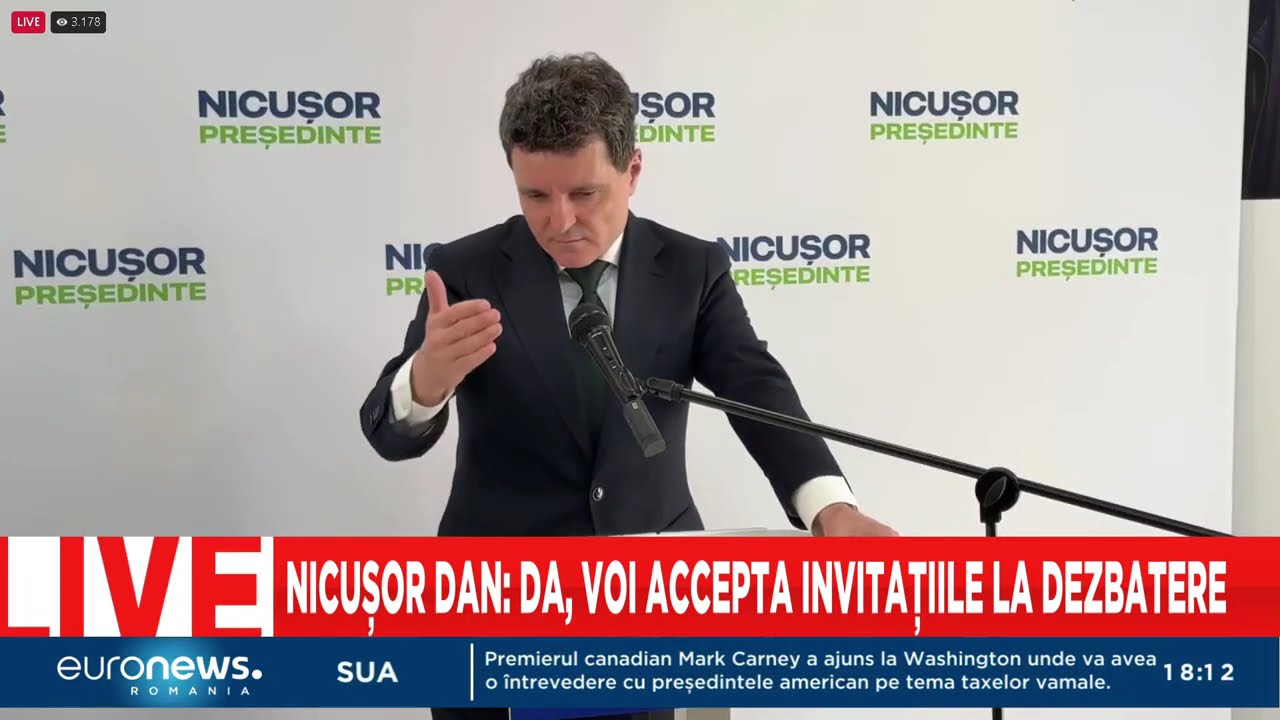 Nicușor Dan: Voi accepta o dezbatere cu contracandidatul. Ce spune despre instabilitatea economică