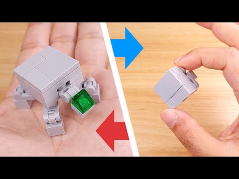 LEGO brick Cube Turtle transformer robot tutorial Curtle #LEGO #MOC #レゴ変形ロボ #レゴアイデア #레고변신로봇