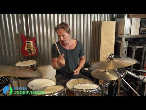 Lær at spille trommer - udvidet groove - online trommeundervisning - del 3/3