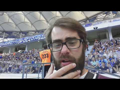 Pitch side at Volgograd Arena - Rotor Volgograd  v Krylia Sovetov