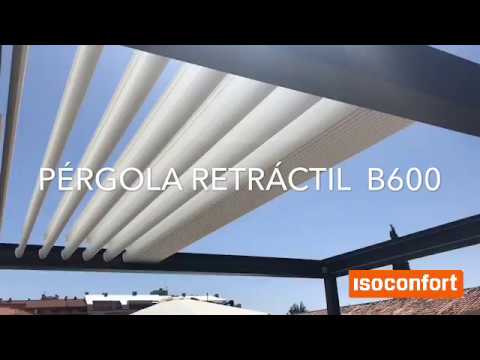 La pérgola B600 adosada en terraza – Isoconfort