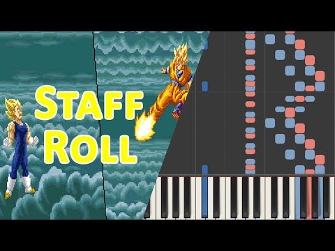 Piano - SNES Dragon Ball Z Super Butouden 3 - Staff Roll