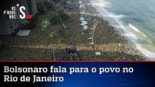 Em Copacabana, Bolsonaro detona Lula: ‘Falo palavrão, mas não sou ladrão’