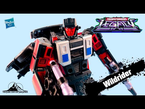 TRANSFORMERS Legacy Deluxe Class WILDRIDER Video Review