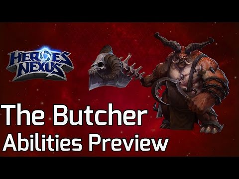 The Butcher Abilities Preview - Heroes of the Storm