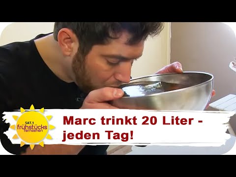 For SURVIVAL: 20 liters of water a DAY! | SAT.1 Breakfast Television | TV