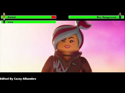 The Lego Movie 2: The Second Part (2019) Final Battle with healthbars