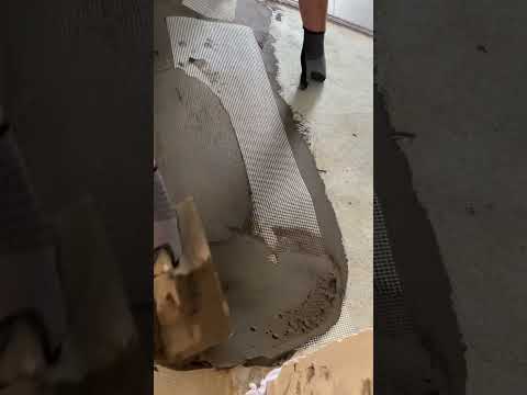 Boden nivellieren / Boden ausgleichen spachteln/ Boden schleifen / Parkett /Estrich gießen verteilen