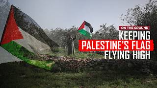 Download lagu Raising Palestine's flag in the face of occupation mp3
