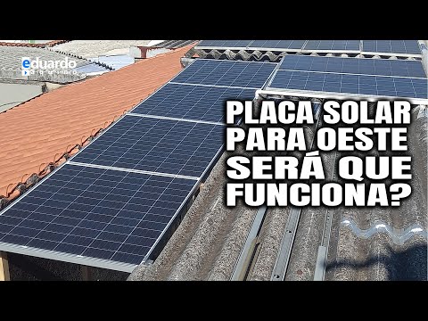 2 Placas Solares 365Wp Para Oeste + Micro Inversor, Quanto Gera?