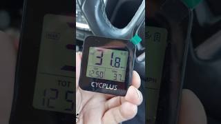 First test - Cycplus GPS Bike Computer
