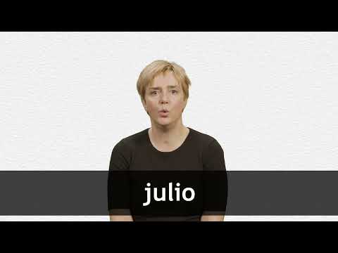 How to pronounce JULIO in European Spanish