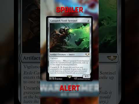 Magic Spoilers! Warhammer 40k | Canoptek Tomb Sentinel #shorts