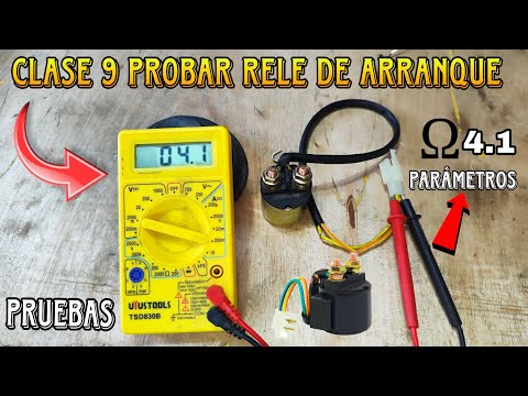 HOW TO TEST A MOTORCYCLE STARTER RELAY TO SEE IF IT WORKS OR NOT? MULTIMETER TESTING (EASY AND FA...