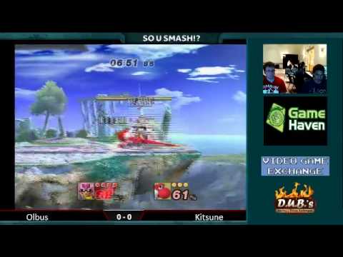 So U Smash!? Project M Pools: KiTsuNe(Yoshi/Ike) vs Olbus(Captain Falcon/Ike)
