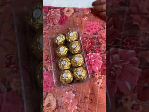 Unboxing of Ferrero Rocher chocolates box | premium chocolate #ferrerorocher #chocolate #stationery