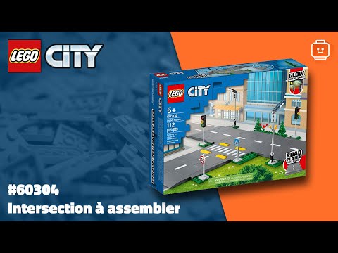 Vidéo LEGO City 60304 : Intersection à assembler