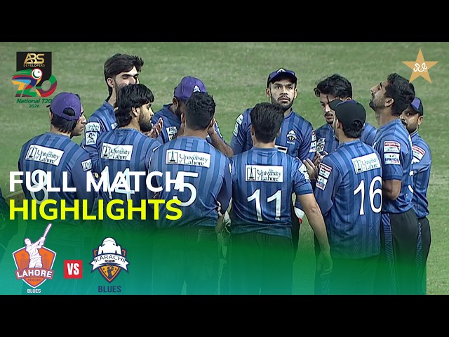 Full Innings HighLights | Lahore Region vs Karachi Region | M16 | National T20 Cup 2026 | MZA1T