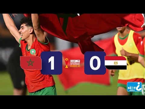 HIGHLIGHTS | Morocco vs Egypt | 2025 #TotalEnergiesAFCONU20 | Semi finals