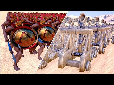 20,000 Spartans vs 1,000 Catapults - Ultimate Epic Battle Simulator