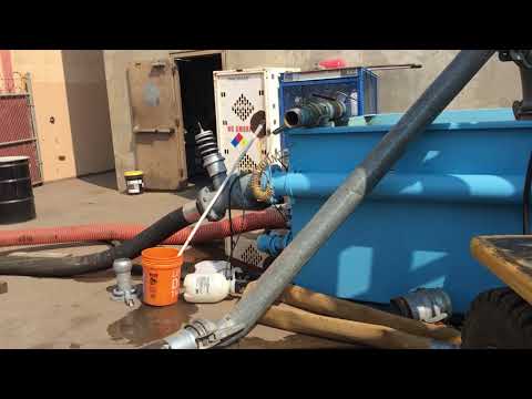 Tank Test AWA Pump CP3152 180 at 1,000 gpm @ 44 feet of head, 230 volt, 3 phase.