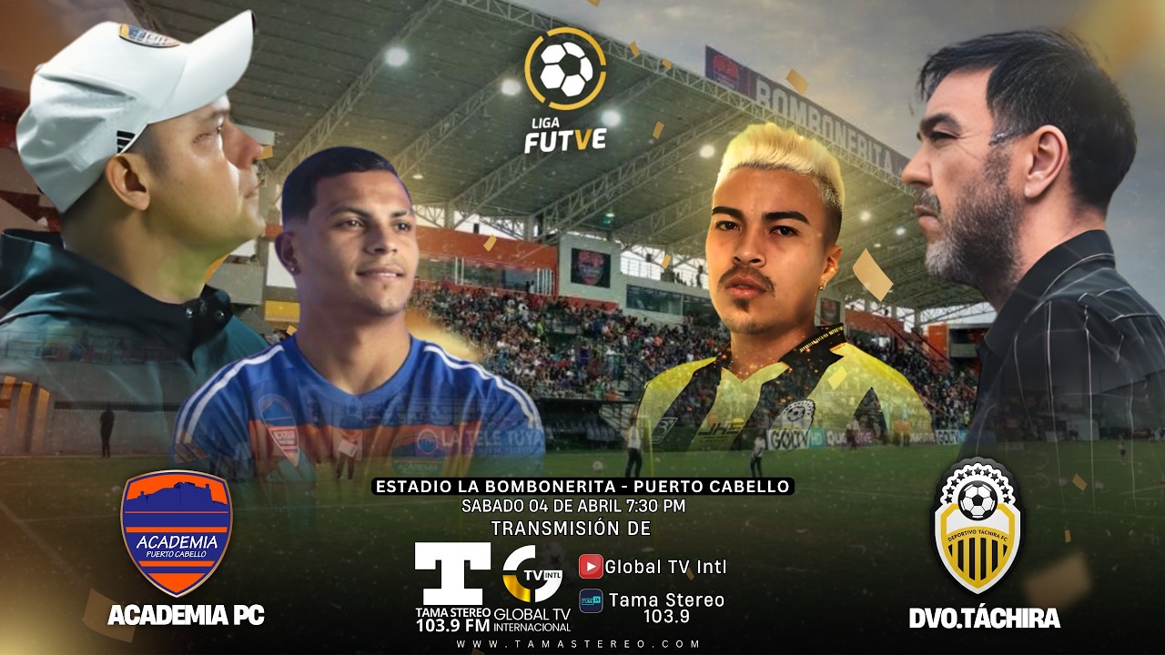 ACADEMIA PC VS DVO TÀCHIRA  | TAMA STEREO 103.9 FM 04/04/2026