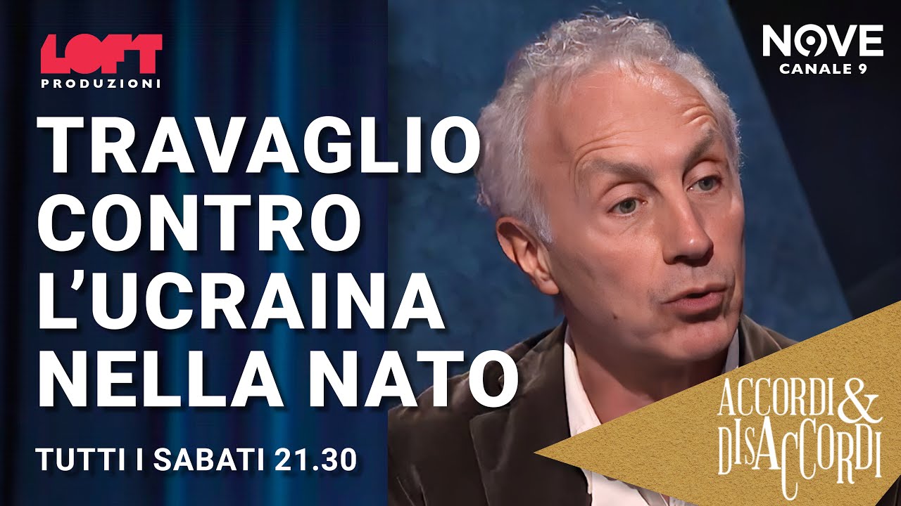 Travaglio contro l’Ucraina nella Nato