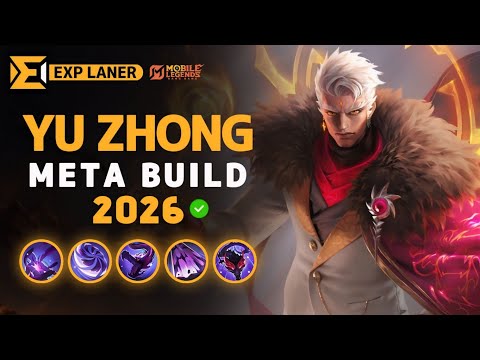 Yu Zhong NEW META Build 2026, Emblem, and Best Hero Counters | Mobile Legends