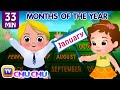 Months of the Year Song - January, February, March and More Nursery Rhymes for Kids by ChuChu TV