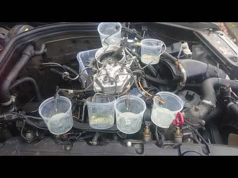 KE Kraftstoffmengenvergleich, M103, W124, Mengenteiler prüfen