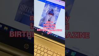Day 1 🎀 MAKING A MAGAZINE! The perfect ⭐️ gift ever. Template availabl